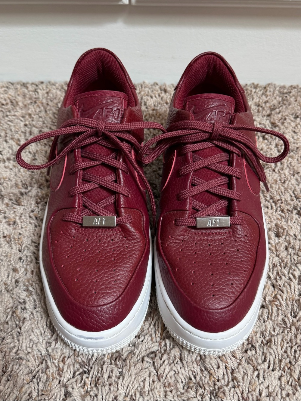 Nike Air Force 1 Sage Low Team Red Noble Red Size 8